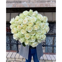 Fehér Rózsacsokor 40 szál